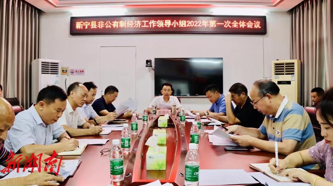 新宁县非公有制经济工作领导小组召开2022年第一次全体会议_邵阳头条网